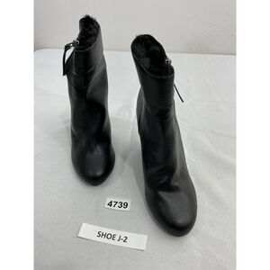 Womans LFL Remedy Wedge Ankle Boots 8 M Black Lined Side Zip NWOT